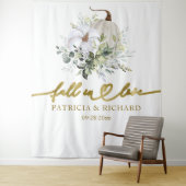 秋インラブカボチャ結婚の背景 タペストリー (インサイチュ)