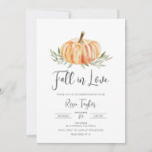 秋インラブカボッキングリーン 招待状 (正面)