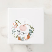 秋インラブガールベビーシャワー フェイバータグ (インサイチュ)