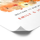 秋インラブグリティカボチャ結婚ンウェルズ ポスター (角)