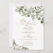 秋インラブグリーンリーパンプキン結婚ズ 招待状 (正面)