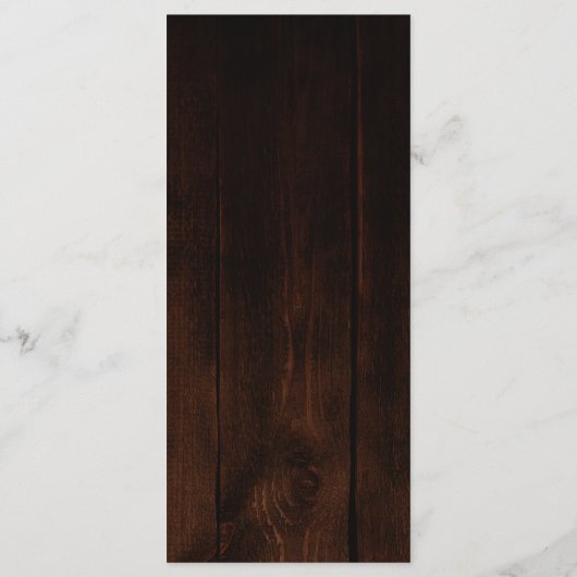 秋インラブサンフラワーカボチャ結婚のメニューカード メニュー (裏面)