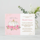 秋インラブシック秋カボチャブライダルシャワー 招待状 (スタンド正面)