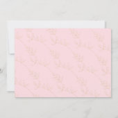 秋インラブシック秋カボチャブライダルシャワー 招待状 (裏面)