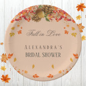 秋インラブシック素朴秋ブライダルシャワー ペーパープレート