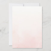 秋インラブテラコッタティール(緑がかった色)ボホブライダルシャワー 招待状 (裏面)