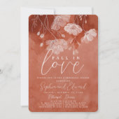 秋インラブテラコッタリハーサルディナー 招待状 (正面)