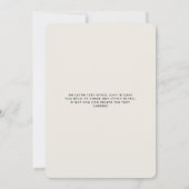 秋インラブニュートラル秋ケーキベビーシャワー 招待状 (裏面)