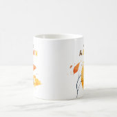 秋インラブハローオータムウォーター離れカラー コーヒーマグカップ (中央)