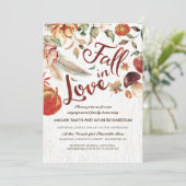 秋インラブハーベストパンプキン婚約パーティ 招待状 (スタンド正面)