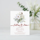 秋インラブバジェットブライダルシャワー招待 (スタンド正面)