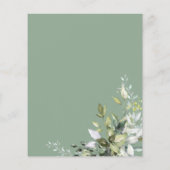 秋インラブバジェットブライダルシャワー招待 (裏面)