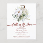 秋インラブバジェットブライダルシャワー招待 (正面)