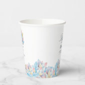 秋インラブパステルブルーパンプキンブライダルシャワー 紙コップ (左)