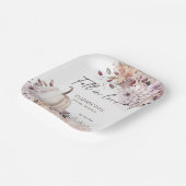 秋インラブパステル葉パンプキンブライダルシャワー ペーパープレート (傾斜あり)