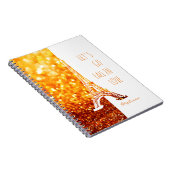 秋インラブパリ |ロマンチックエッフェルタワー ノートブック (右側)