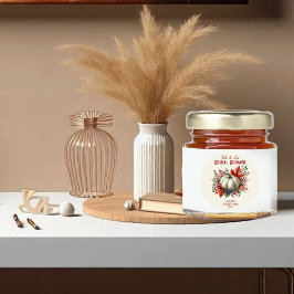 秋インラブパンプキンカントリー素朴ブライダルシャワー ラウンドシール