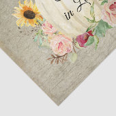 秋インラブパンプキンサンフラワーバラフローラウッド 薄葉紙 (詳細)