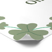 秋インラブパンプキンサージグリーン結婚ズウェルカム ポスター (角)