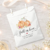 秋インラブパンプキンス結婚ズ フェイバーバッグ (クリップ留めされた状態)