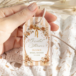 秋インラブパンプキンブライダルシャワーサンキューユー ギフトタグ