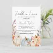 秋インラブパンプキンブライダルシャワー 招待状 (スタンド正面)