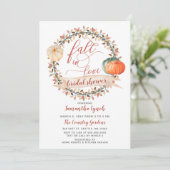 秋インラブパンプキンブライダルシャワー 招待状 (スタンド正面)