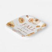 秋インラブパンプキンベビーシャワー紙 ペーパープレート (傾斜あり)