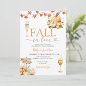 秋インラブパンプキン秋離れ婚約 招待状 (スタンド正面)