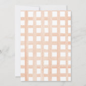 秋インラブパンプキン秋離れ婚約 招待状 (裏面)