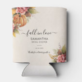 秋インラブパンプキン紅葉ブライダルシャワー 缶クーラー (裏面)