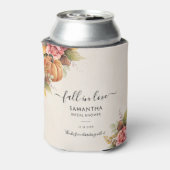 秋インラブパンプキン紅葉ブライダルシャワー 缶クーラー (缶裏面)