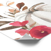 秋インラブパンプキン結婚フローラの歓迎 ポスター (角)