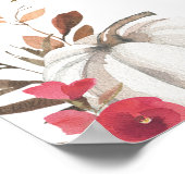 秋インラブパンプキン結婚フローラの歓迎 ポスター (角)