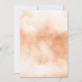 秋インラブパンプキ素朴ンフローラブライダルシャワー 招待状 (裏面)