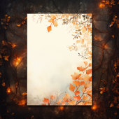 秋インラブビューティフル紅葉秋の結婚式 出欠カード