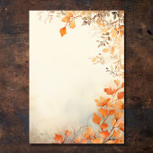 秋インラブビューティフル紅葉秋の結婚式 招待状