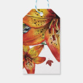 秋インラブフローラオレンジリリー&葉秋 ギフトタグ (裏面)