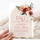 秋インラブフローラブライダルシャワーアーチ 招待状