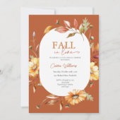 秋インラブフローラブライダルシャワー 招待状 (正面)