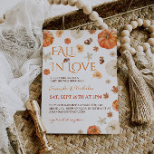 秋インラブフローラ秋のベビーシャワー 招待状
