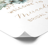 秋インラブブライダルシャワーへようこそ ポスター (角)