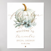 秋インラブブライダルシャワーへようこそ ポスター (正面)