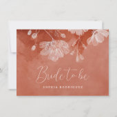 秋インラブブライダルシャワーアドバイス&ウェルウィッシュCa 招待状 (裏面)