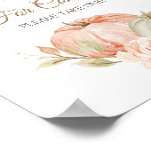 秋インラブブライダルシャワーサンキュー来ズ ポスター (角)