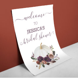 秋インラブブライダルシャワーパンプキン ポスター