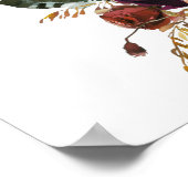 秋インラブブライダルシャワーパンプキン ポスター (角)