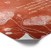 秋インラブブライダルシャワーリングや輪狩りゲームサイン ポスター (角)