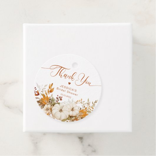 秋インラブブライダルシャワー感謝していユー フェイバータグ (インサイチュ)