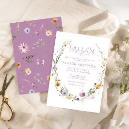 秋インラブブライダルシャワー招待 招待状